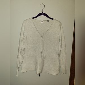 CAbi Grey sweater, size M